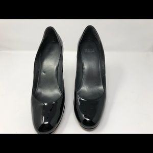 Stuart Weitzman Black Patent Leather 4” Stilettos